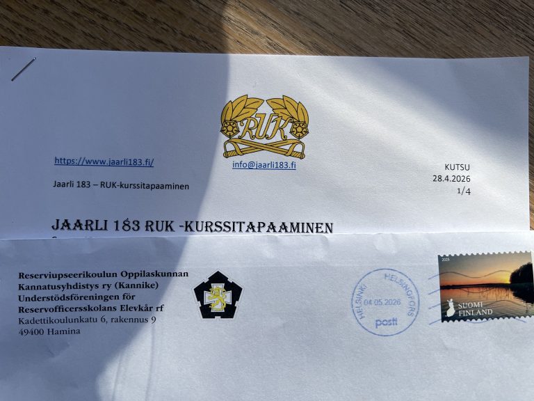 Joko tuli? Ei ole kh-kutsu…