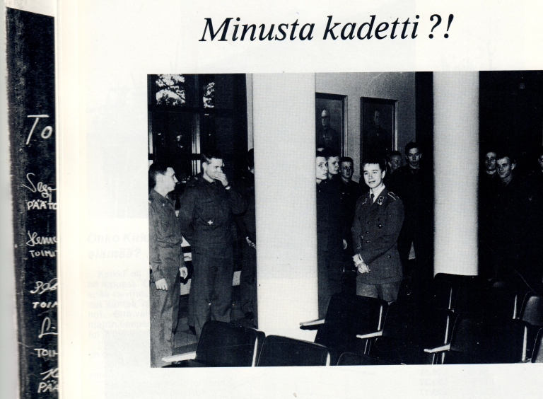Minusta kadetti? …Tosi monesta tuli!